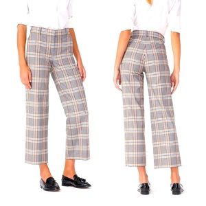 NWT J Crew High-rise Peyton pant in plaid, sz 10
